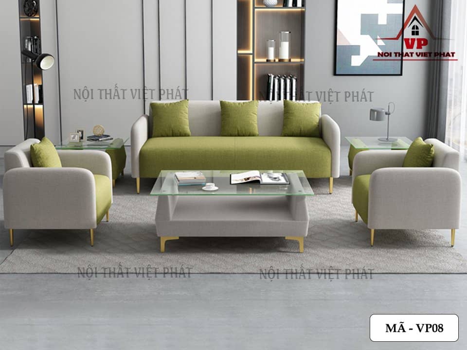 Bàn Ghế Sofa Văn Phòng - Mã VP08 4 Bàn Ghế Sofa Văn Phòng - Mã VP08-2