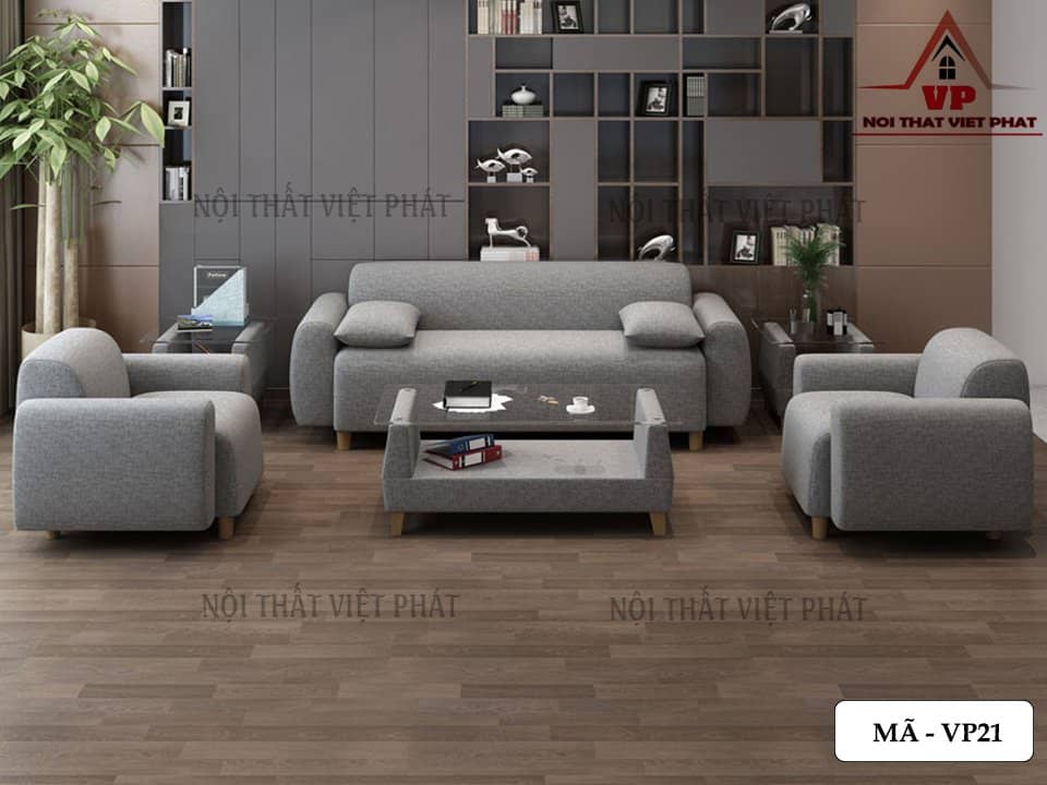 Bộ Bàn Ghế Sofa Văn Phòng - Mã VP21 3 Bộ Bàn Ghế Sofa Văn Phòng - Mã VP21-2