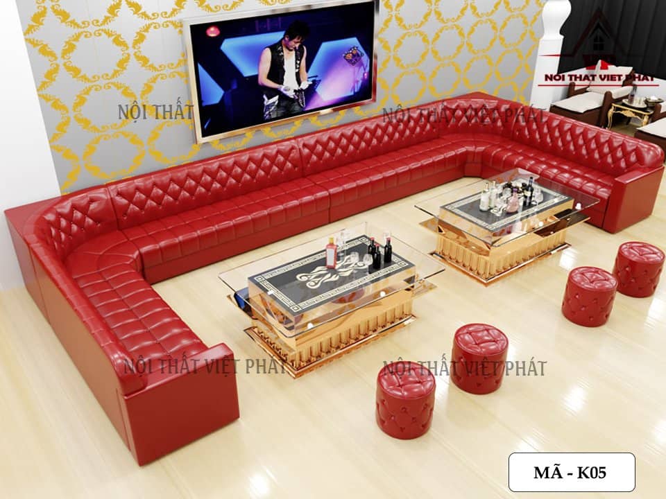 Ghế Nệm Phòng Karaoke - Mã K05 3 Ghế Nệm Phòng Karaoke - Mã K05-1