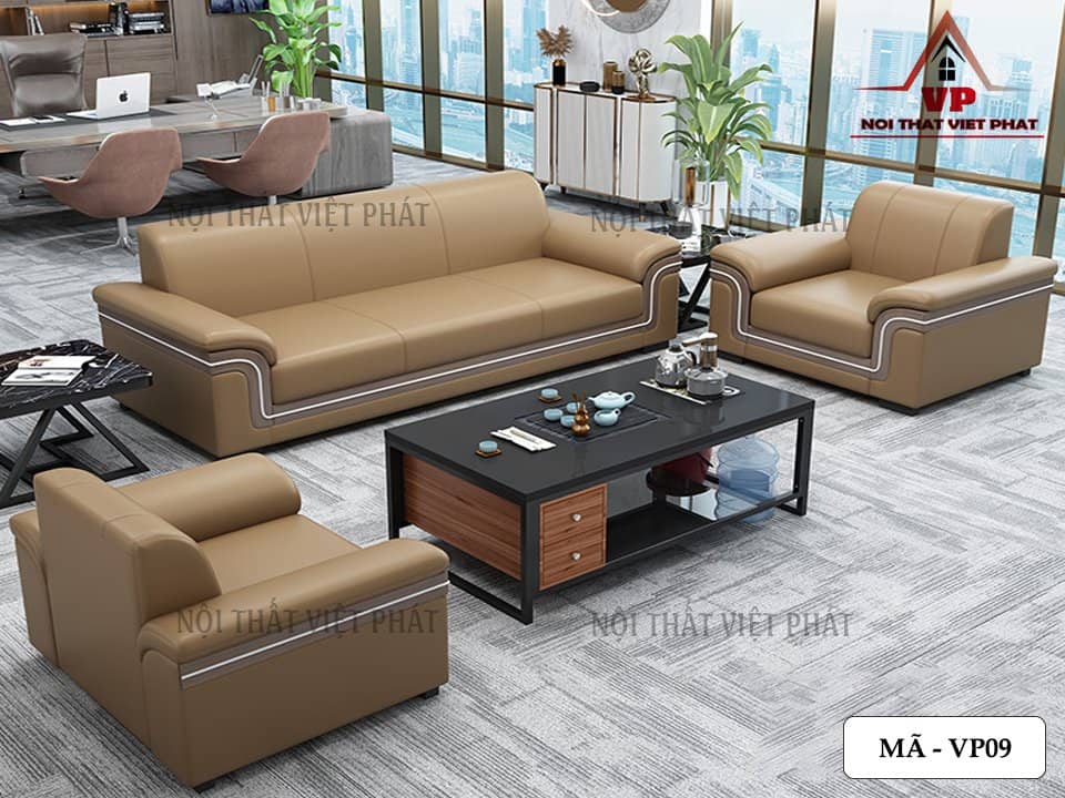 Ghế Sofa Văn Phòng - Mã VP09 1 Ghế Sofa Văn Phòng - Mã VP06-1