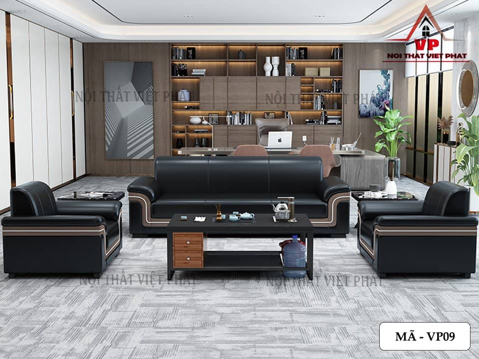 Ghế Sofa Văn Phòng - Mã VP09 3 Ghế Sofa Văn Phòng - Mã VP06-2