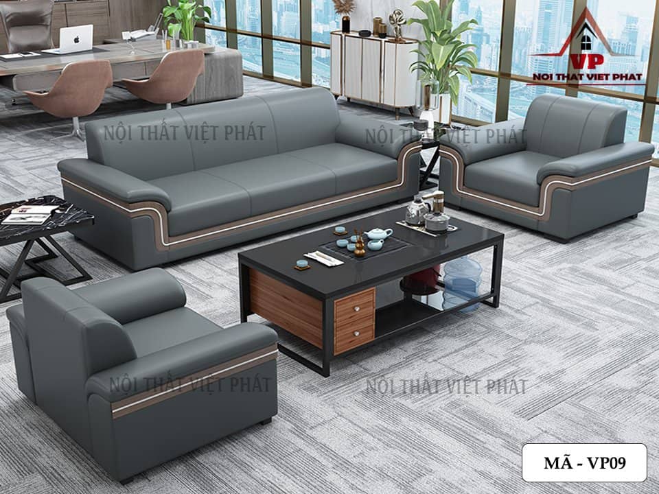 Ghế Sofa Văn Phòng - Mã VP09 4 Ghế Sofa Văn Phòng - Mã VP06-3