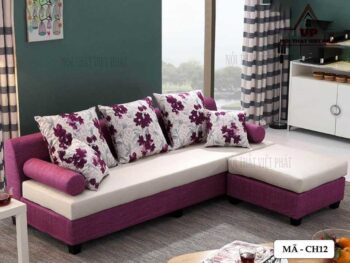 Sofa Chung Cư Vải Nhỏ Gọn - Mã CH12 12 Sofa Chung Cư Vải Nhỏ Gọn - Mã CH12-1