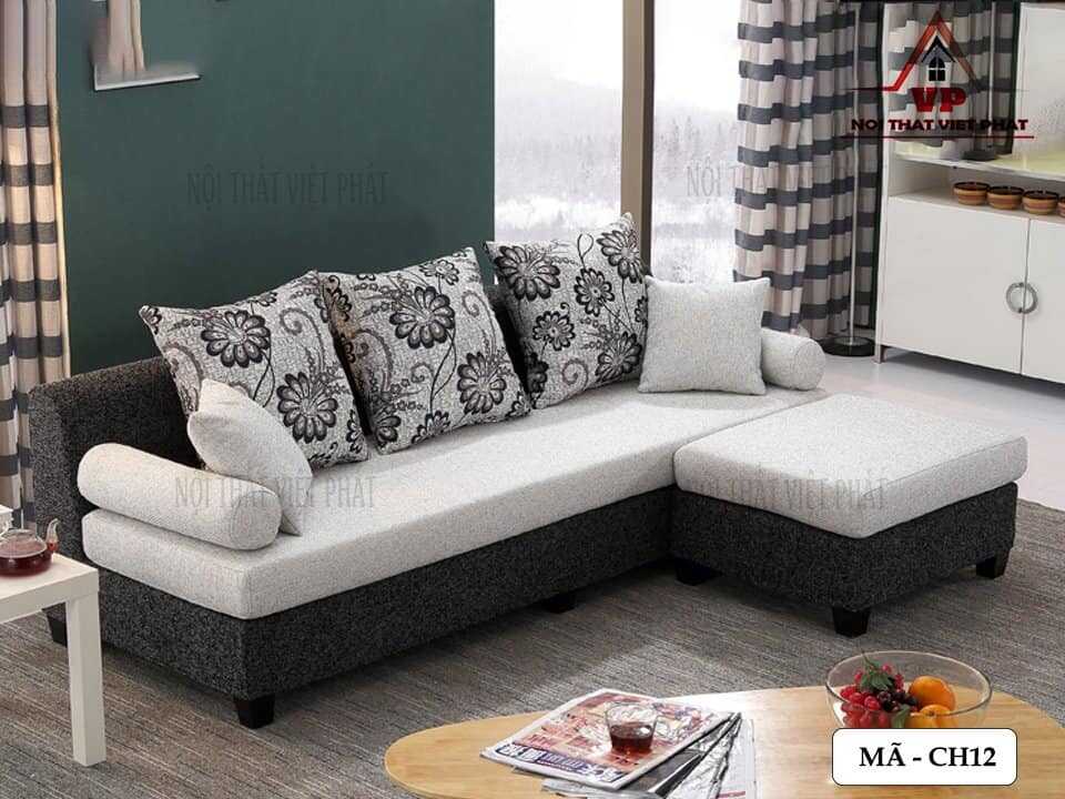 Sofa Chung Cư Vải Nhỏ Gọn - Mã CH12 7 Sofa Chung Cư Vải Nhỏ Gọn - Mã CH12