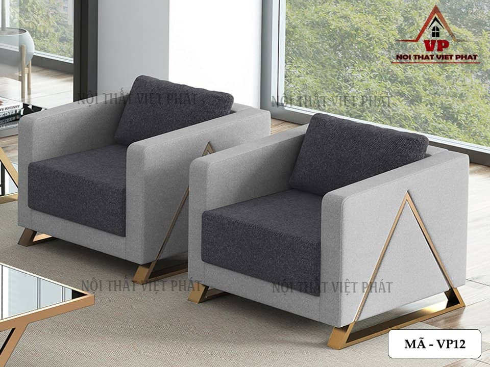 Sofa Văn Phòng Vải - Mã VP12 4 Sofa Văn Phòng Vải - Mã VP12-3