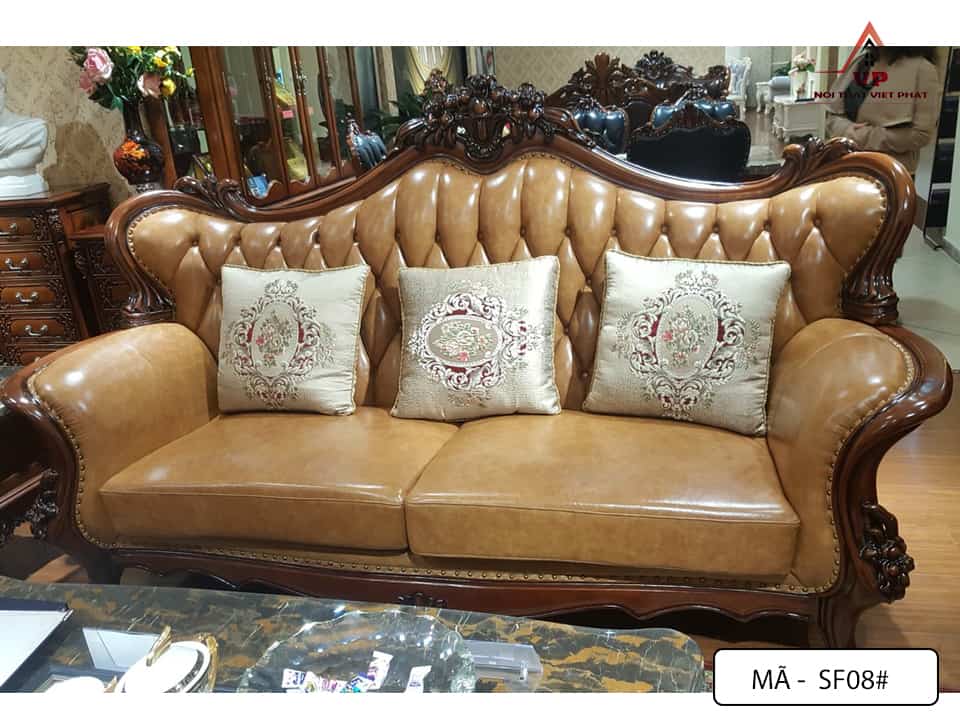 Bàn Ghế Phòng Khách Cổ Điển - Mã CĐ08 5 Bàn Ghế Phòng Khách Cổ Điển - Mã CĐ08-4