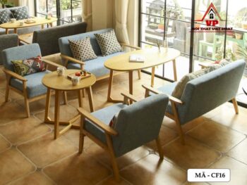 Bộ Bàn Ghế Cà Phê Đẹp - Mã CF16 11 Bộ Bàn Ghế Cà Phê Đẹp - Mã CF16-5