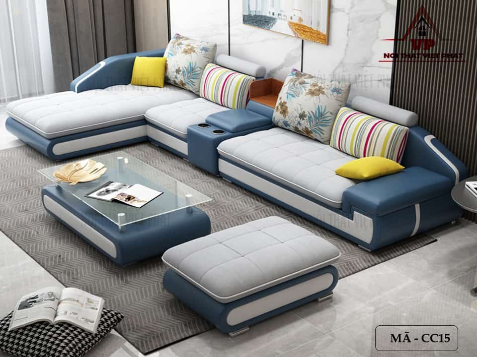 Bộ Bàn Ghế Sofa Cao Cấp - Mã CC15 1 Bộ Bàn Ghế Sofa Cao Cấp - Mã CC15