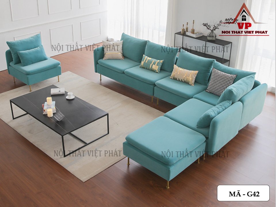 Bộ Bàn Ghế Sofa Góc - Mã G42 1 Bộ Bàn Ghế Sofa Góc - Mã G42