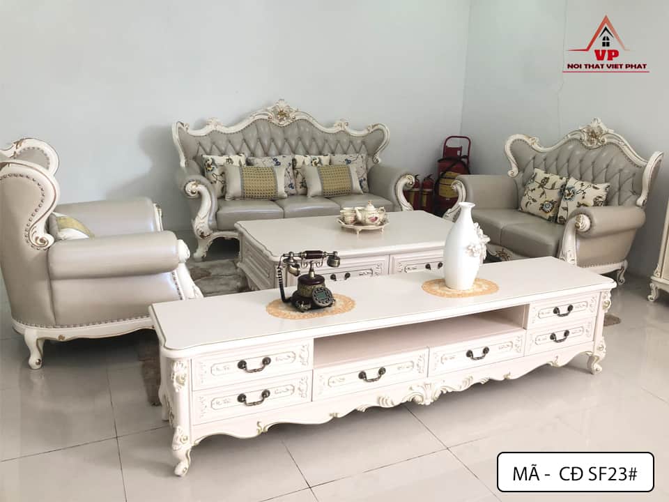 Ghế Sofa Châu Âu - Mã CĐ23 2 Ghế Sofa Châu Âu - Mã CĐ23-1