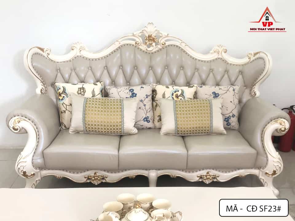 Ghế Sofa Châu Âu - Mã CĐ23 3 Ghế Sofa Châu Âu - Mã CĐ23-2