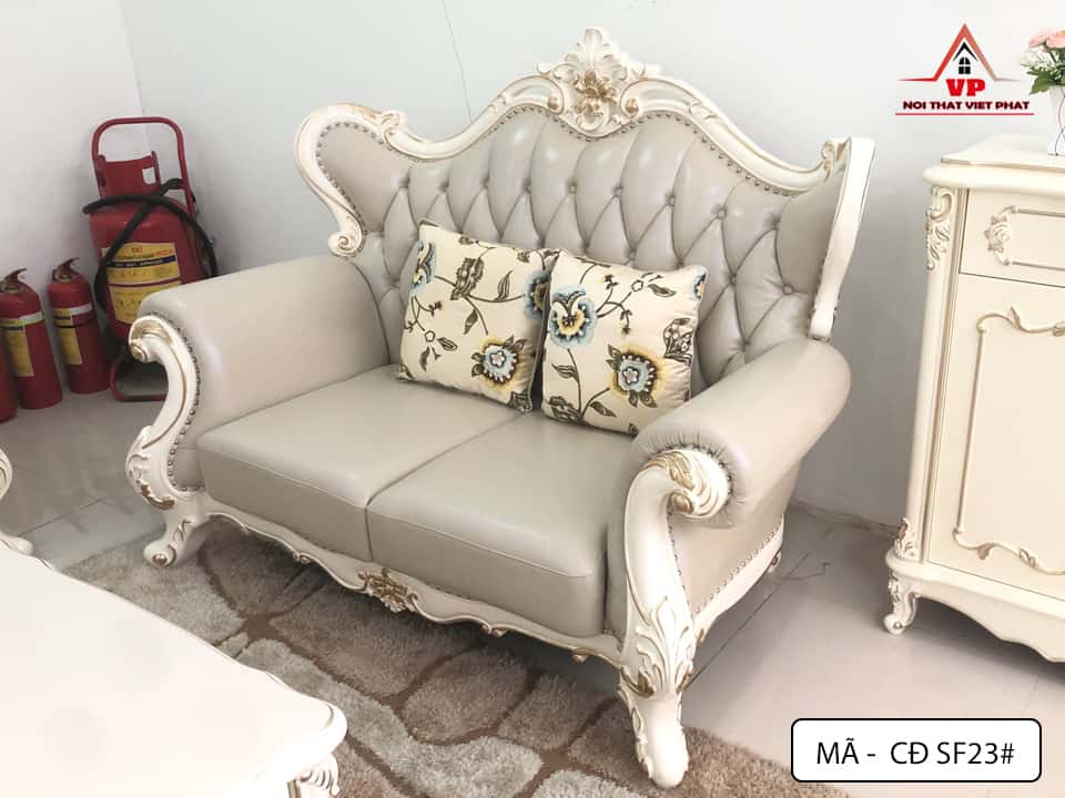 Ghế Sofa Châu Âu - Mã CĐ23 6 Ghế Sofa Châu Âu - Mã CĐ23-3