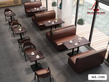 Ghế Sofa Quán Cafe Giá Rẻ - Mã CF01-3