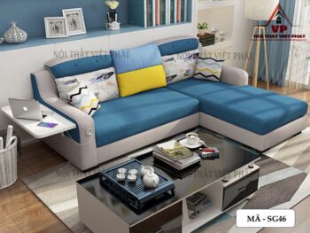 Mẫu Sofa Giường Chữ L Mini - Mã SG46 5 Mẫu Sofa Giường Chữ L Mini - Mã SG46