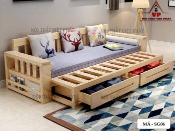 Sofa Giường Cao Cấp - Mã SG06 6 Sofa Giường Cao Cấp - Mã SG06-1