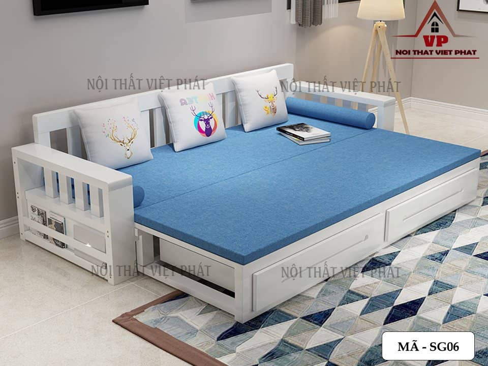 Sofa Giường Cao Cấp - Mã SG06 2 Sofa Giường Cao Cấp - Mã SG06-4