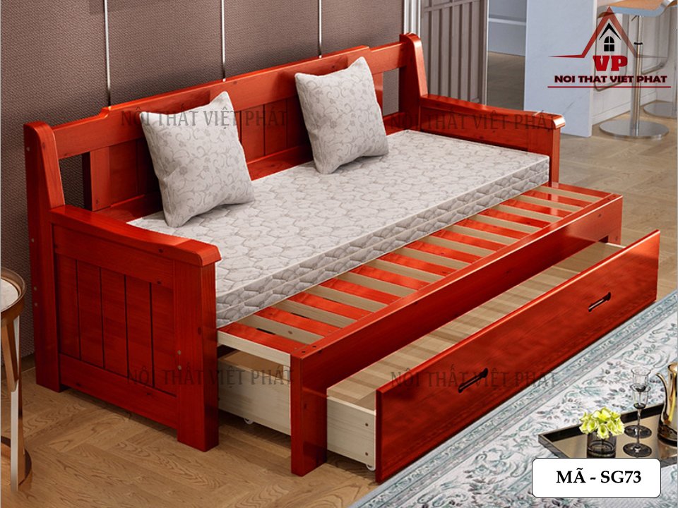 Sofa Giường Có Ngăn Kéo - Mã SG73 5 Sofa Giường Có Ngăn Kéo - Mã SG73-4