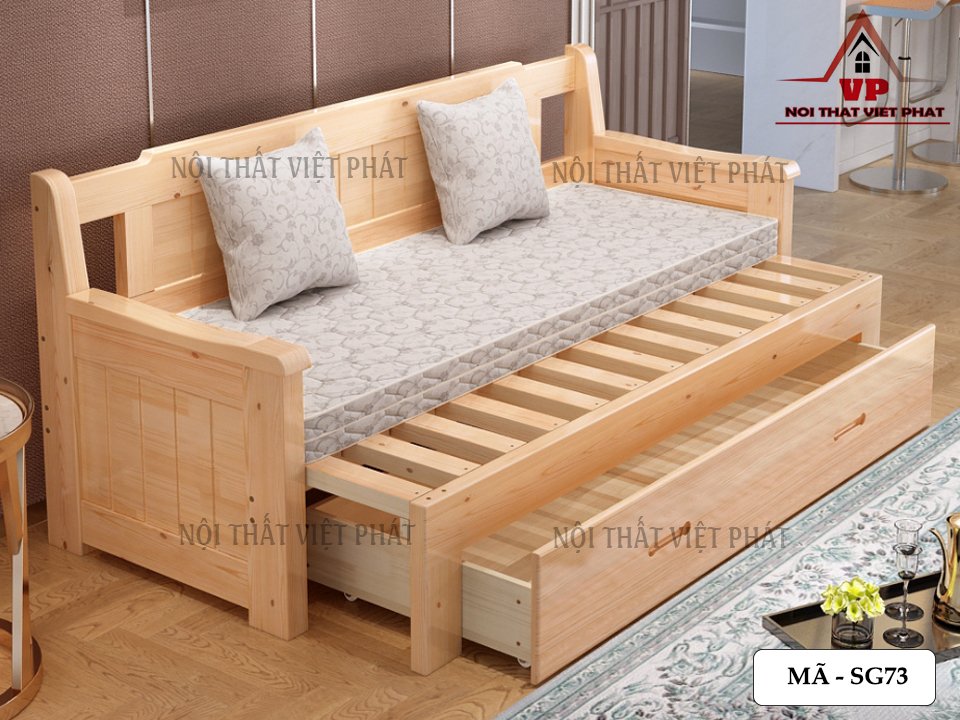 Sofa Giường Có Ngăn Kéo - Mã SG73 1 Sofa Giường Có Ngăn Kéo - Mã SG73