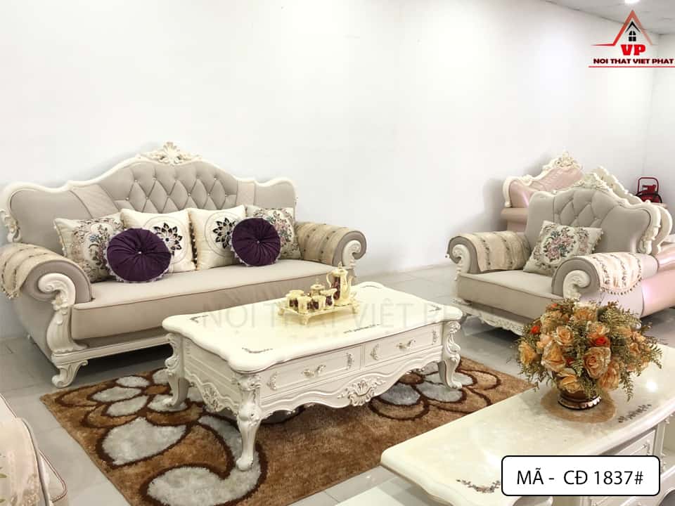 Sofa Tân Cổ Điển Giá Rẻ TPHCM - Mã CĐ1837 3 Sofa Tân Cổ Điển Giá Rẻ TPHCM - Mã CĐ1837-2
