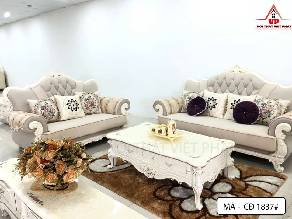 Sofa Tân Cổ Điển Giá Rẻ TPHCM - Mã CĐ1837 5 Sofa Tân Cổ Điển Giá Rẻ TPHCM - Mã CĐ1837-4