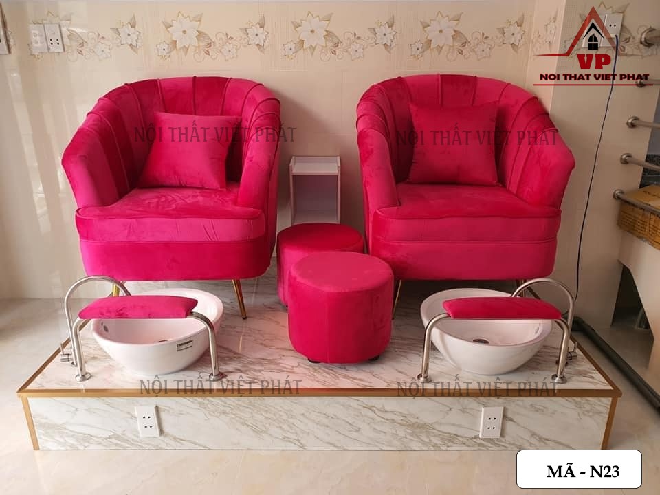 Mẫu Bàn Ghế Nail - Mã N23 1 Mẫu Bàn Ghế Nail - Mã N23
