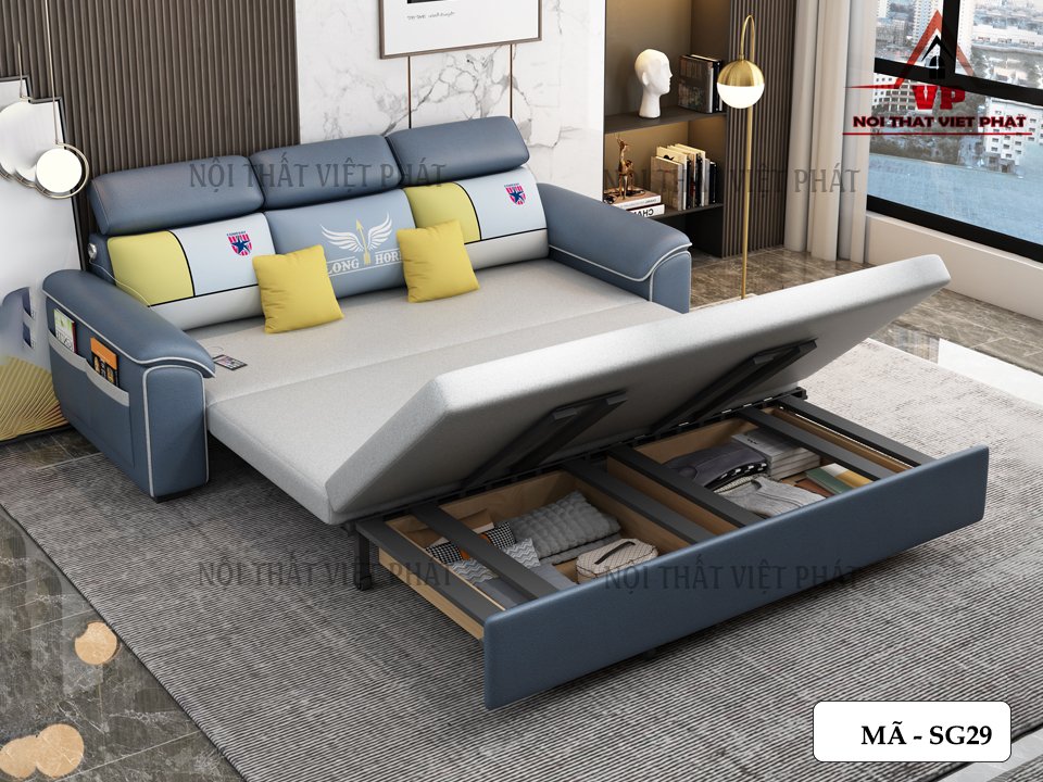 Ghế Sofa Làm Giường - Mã SG29 4 Ghế Sofa Làm Giường - Mã SG29-3