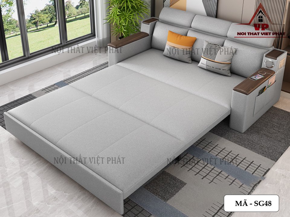 Ghế Sofa Liền Giường - Mã SG48 3 Ghế Sofa Liền Giường - Mã SG48-1