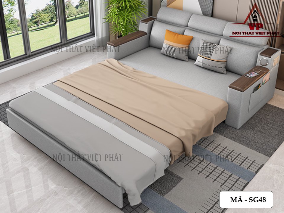 Ghế Sofa Liền Giường - Mã SG48 6 Ghế Sofa Liền Giường - Mã SG48-4