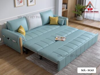 Sofa Bed Màu Xanh - Mã SG63 8 Sofa Bed Màu Xanh - Mã SG63-2