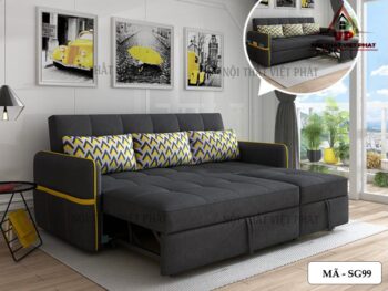 Sofa Giường Cho Nhà Nhỏ - Mã SG99 9 Sofa Giường Cho Nhà Nhỏ - Mã SG99-2