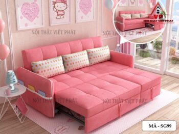 Sofa Giường Cho Nhà Nhỏ - Mã SG99 10 Sofa Giường Cho Nhà Nhỏ - Mã SG99-3