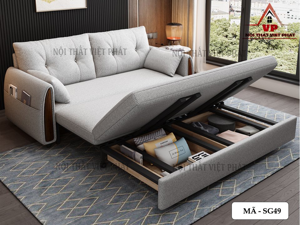 Sofa Giường Nhập Khẩu - Mã SG49 4 Sofa Giường Nhập Khẩu - Mã SG49-2