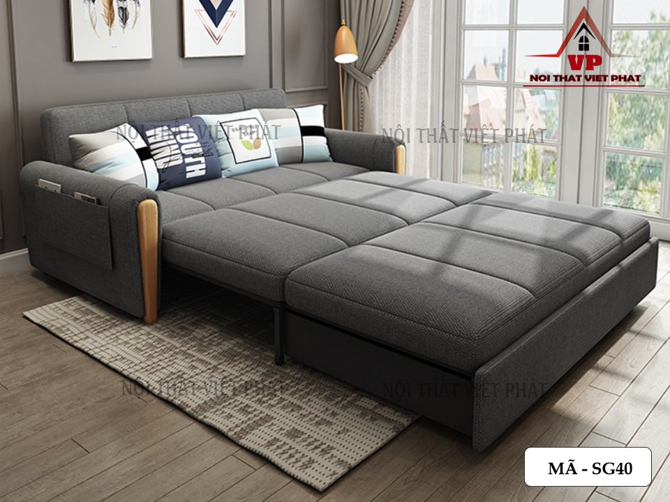 Sofa Giường Thông Minh TPHCM - Mã SG40 4 Sofa Giường Thông Minh TPHCM - Mã SG40-2