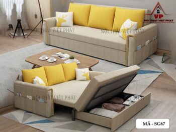 Sofa Giường Bằng Sắt - Mã SG67 8 Sofa Giường Bằng Sắt - Mã SG67-2