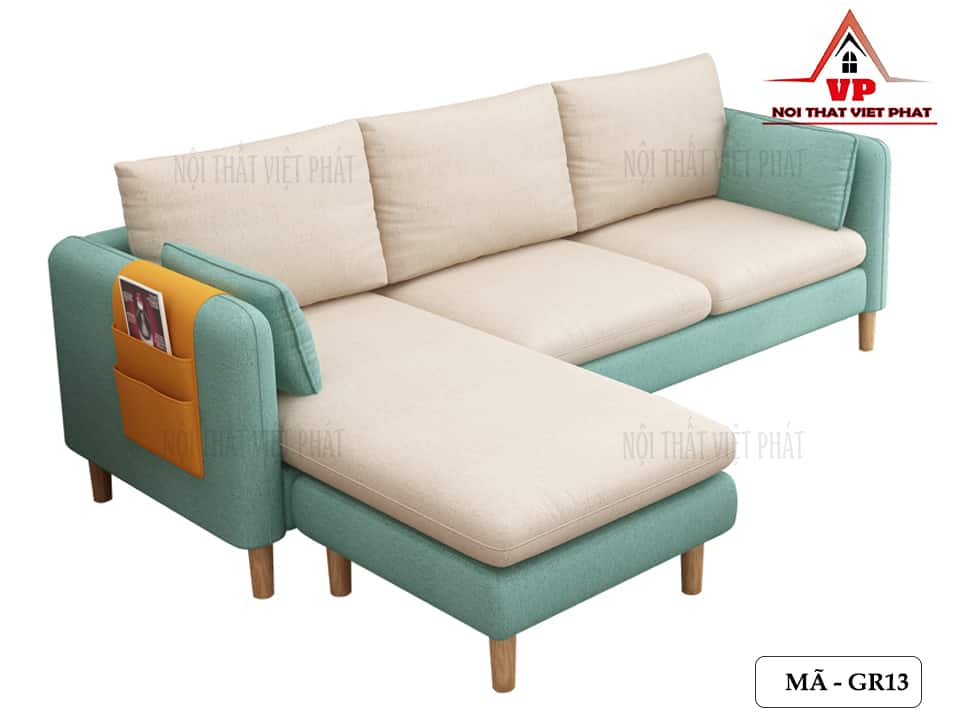 Ghế Sofa Vải Giá Rẻ - Mã GR13 2 Ghế Sofa Vải Giá Rẻ - Mã GR13
