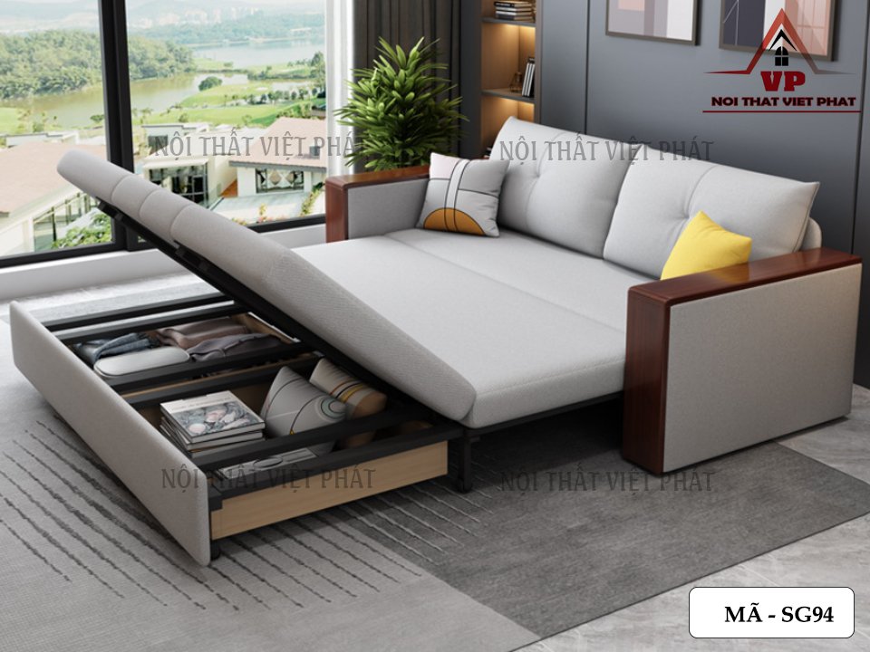 Giường Gập Gọn Thành Sofa - Mã SG94 8 Giường Gấp Gọn Thành Sofa - Mã SG94-7