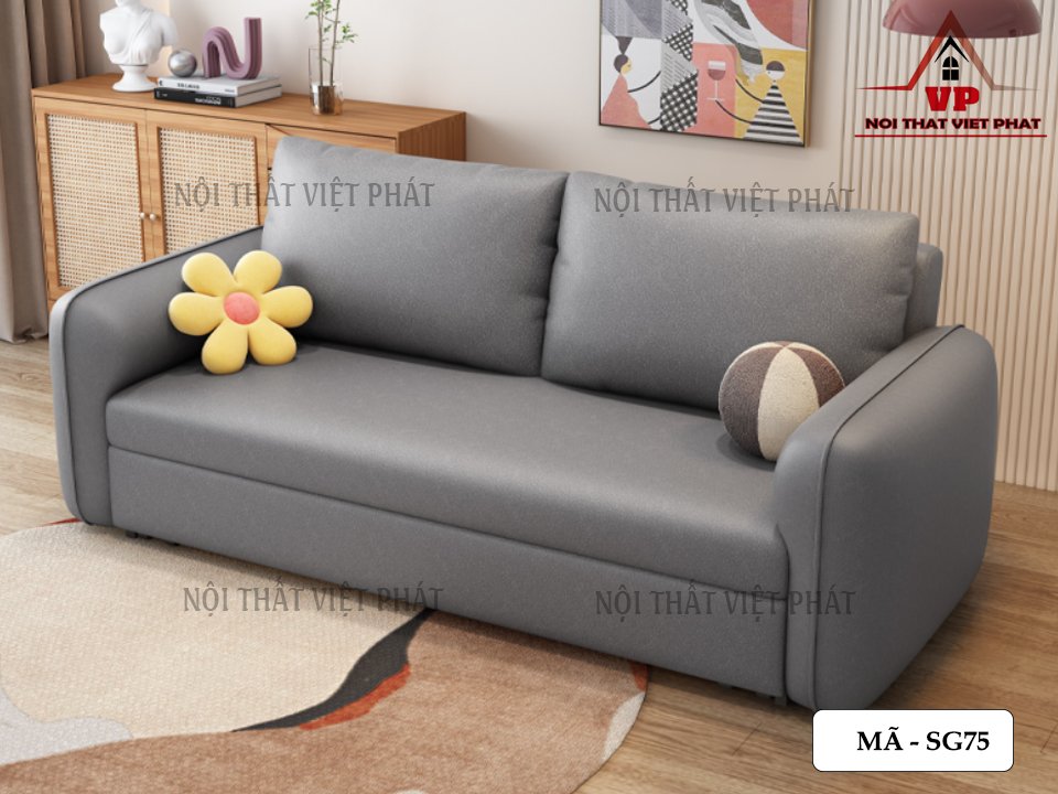 Giường Sofa Có Ngăn Kéo - Mã SG75 3 Giường Sofa Có Ngăn Kéo - Mã SG75-1