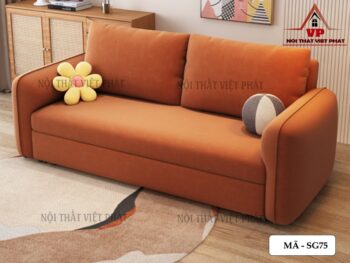 Giường Sofa Có Ngăn Kéo - Mã SG75 14 Giường Sofa Có Ngăn Kéo - Mã SG75-4