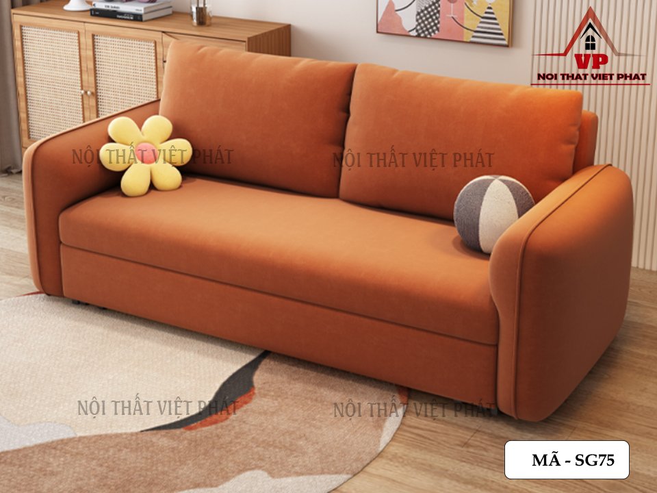 Giường Sofa Có Ngăn Kéo - Mã SG75 6 Giường Sofa Có Ngăn Kéo - Mã SG75-4