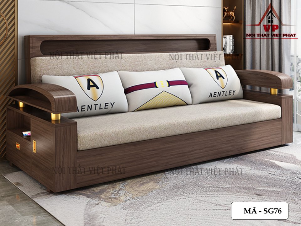 Sofa Giường Có Hộc - Mã SG76 3 Sofa Giường Có Hộc - Mã SG76-1