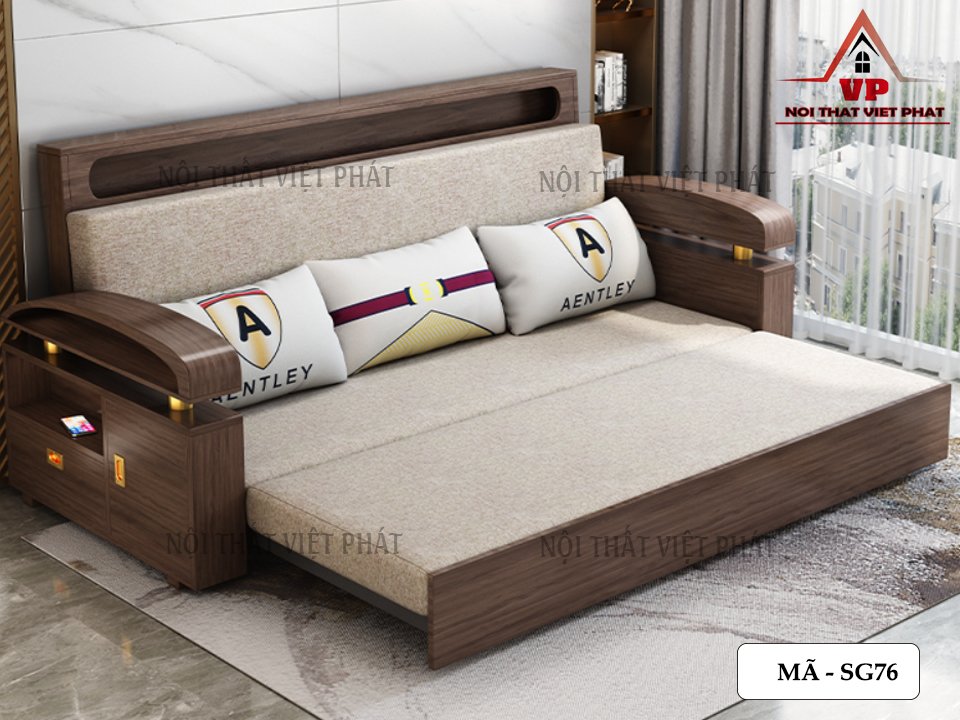 Sofa Giường Có Hộc - Mã SG76 4 Sofa Giường Có Hộc - Mã SG76-2