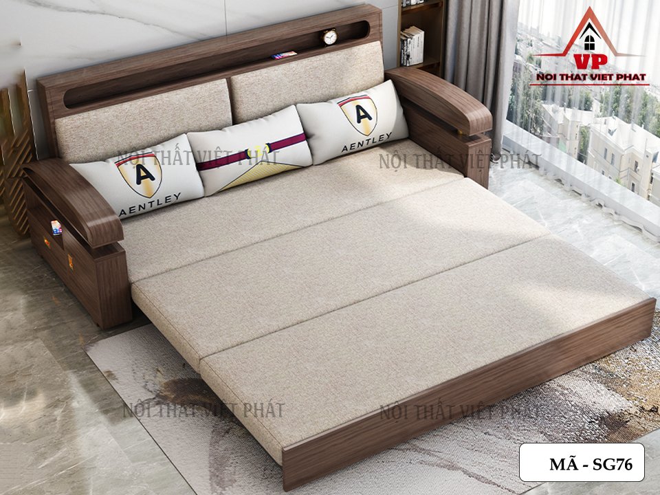 Sofa Giường Có Hộc - Mã SG76 5 Sofa Giường Có Hộc - Mã SG76-3