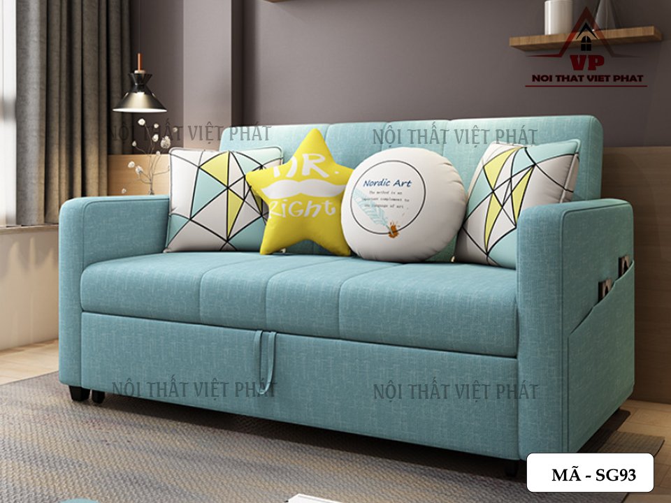 Sofa Giường Giá Rẻ HCM - Mã SG93 1 Sofa Giường Giá Rẻ HCM - Mã SG93-2