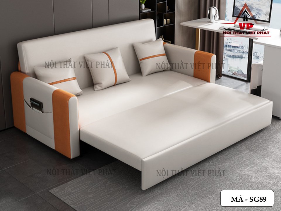 Sofa Giường Khung Sắt - Mã SG89 3 Sofa Giường Khung Sắt - Mã SG89-1