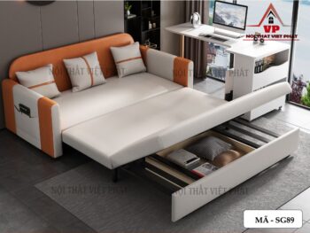 Sofa Giường Khung Sắt - Mã SG89 9 Sofa Giường Khung Sắt - Mã SG89-3