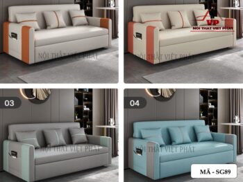 Sofa Giường Khung Sắt - Mã SG89 10 Sofa Giường Khung Sắt - Mã SG89-4