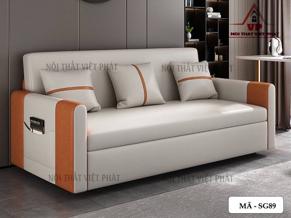 Sofa Giường Khung Sắt - Mã SG89 1 Sofa Giường Khung Sắt - Mã SG89