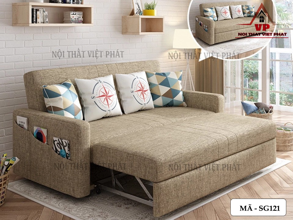 Sofa Kết Hợp Giường - Mã SG121 1 Sofa Kết Hợp Giường - Mã SG121-8