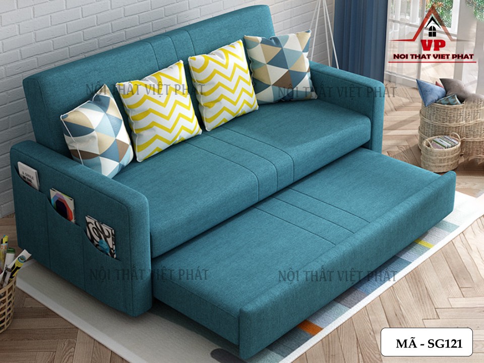 Sofa Kết Hợp Giường - Mã SG121 4 Sofa Kết Hợp Giường - Mã SG121-9