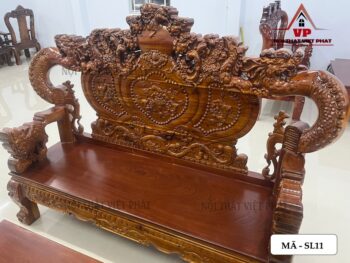 Bộ Ghế Salon Gỗ Cột 14 – Mã SL11 13 Bộ Ghế Salon Gỗ Cột 14 – Mã SL11-4